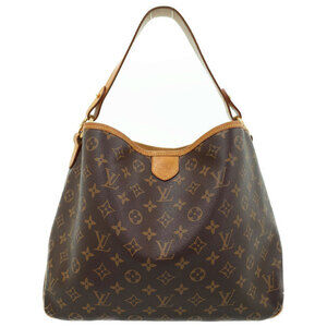 Louis Vuitton Monogram Leather Brown Delightful Semi Shoulder Bag